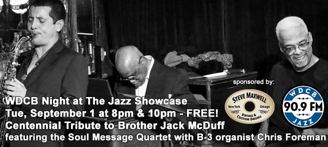 Night at The Jazz Showcase: September 2026